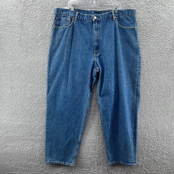 Levis 560 Jeans Mens 44 X 30 Loose Baggy Relaxed Fit Y2K Blue Denim